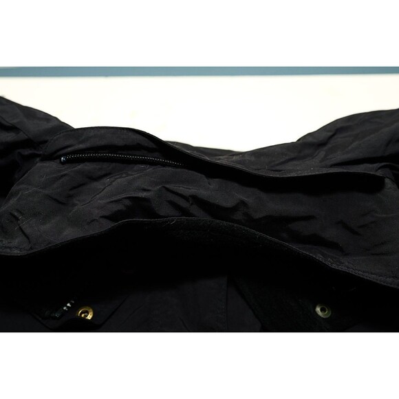 L.L. Bean womens black jacket fleece lined XL reg O FG76 snow ski winter SEE - Picture 5 of 8